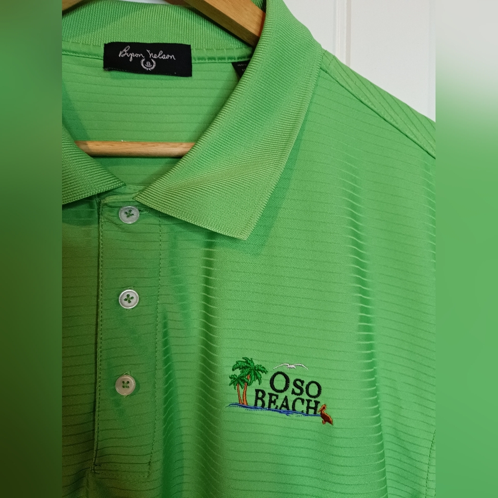 2XL Oso Beach Gold Course Green Polo Corpus Christi Texas Casual Activewear Trav